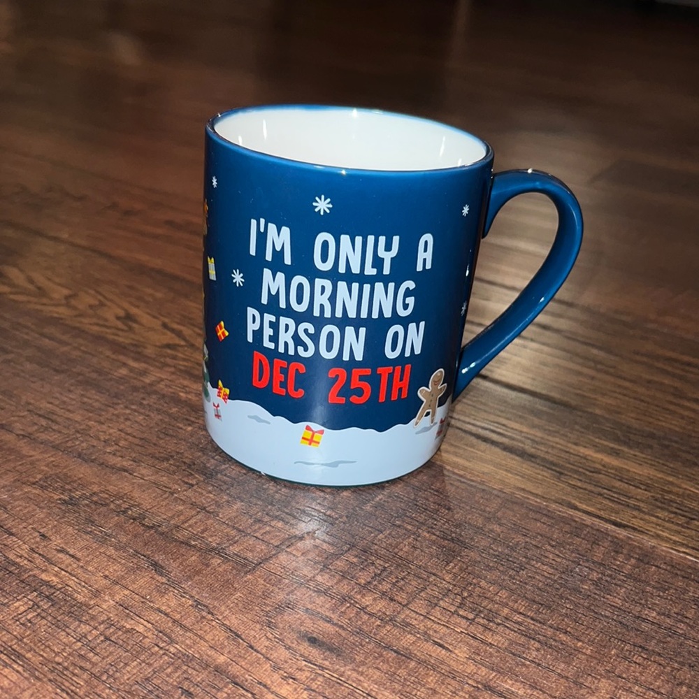 Christmas Morning Santa Mug